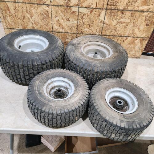4 Lawnmower wheels
