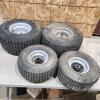 4 Lawnmower wheels, 2 15x6.00-6, 2 20x8.00-8