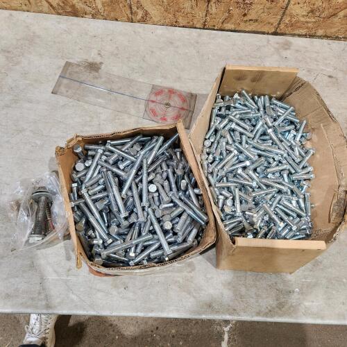 3 3/4" 3/8" bolts and 2 1/4" 3/8" bolts