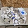 Shower hoses, shower heads, toothbrush sanitizer