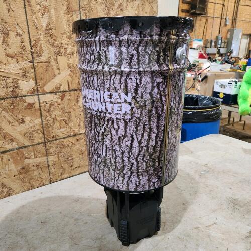 Unused deer feeder