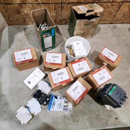 Breakers, cabinet hardware, etc.