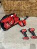 Milwaukee M18 fuel impact drivers untested as is, M12 charger