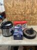 Roomba, coffee percs, steam cleaner, pressure cooker as is