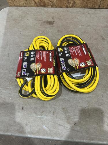 2 25&rsquo; heavy ext cord