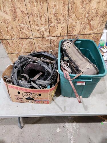 Assorted horse tack
