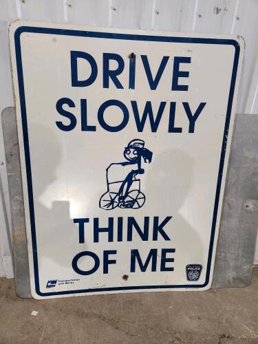 3'x4' Metal sign