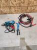 Makita hammer drill, rivet gun, booster cables