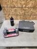 Adj weight, yeti water bottle, radio