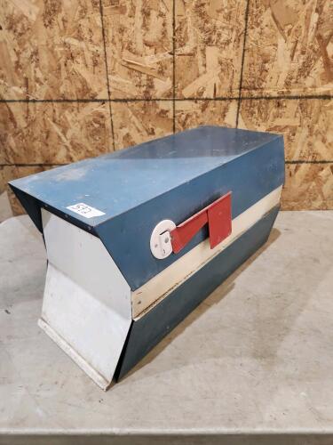 Metal mail box 10"W 24"L 13"H