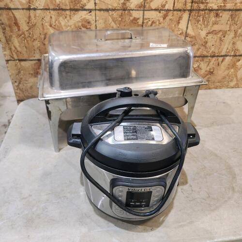 Chafing dish, pressure cooker
