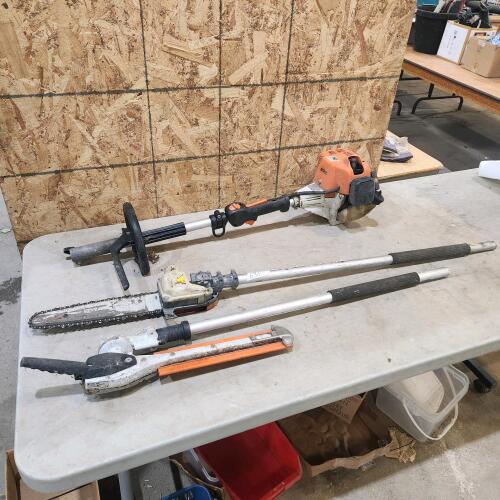 Stihl KM85R trimmer & hedge trimmer untested as is
