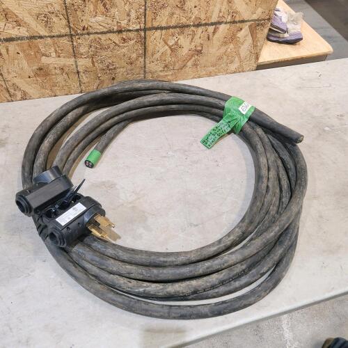 Approx 50' 8AWG wire w 2 new 50 amp plugs