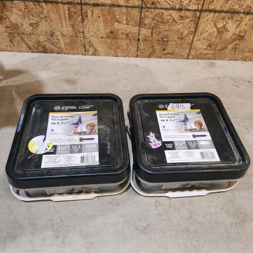 8000 #6X1 /4" Drywall screws