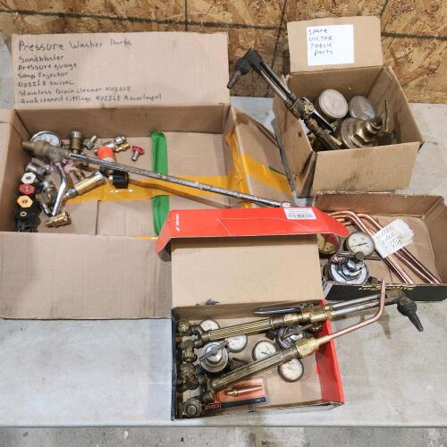 Pressure washer parts, torch parts