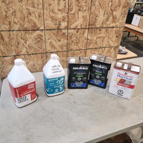 Assorted sealed cleaners