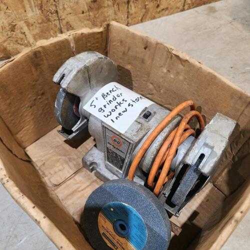 5" Bench grinder
