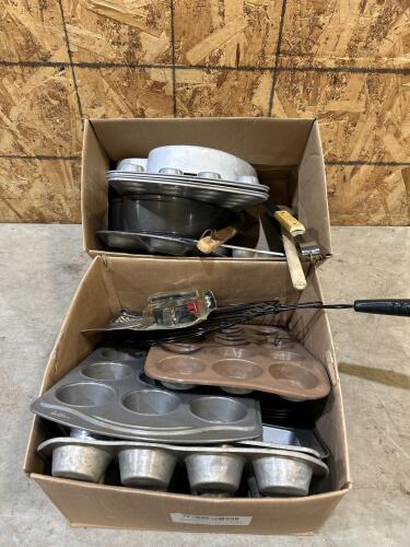 Various baking trays