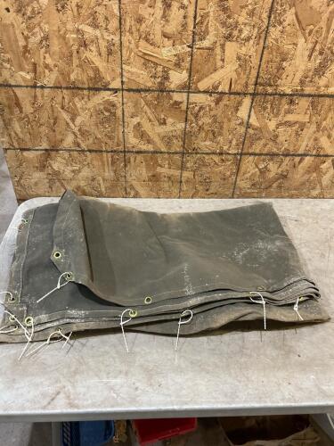 Canvas tarp 6&rsquo;x12&rsquo;