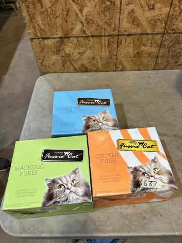 Assorted flavour cat treat tubes