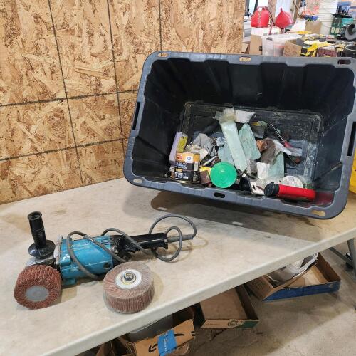 Makita grinder, polishing supplies