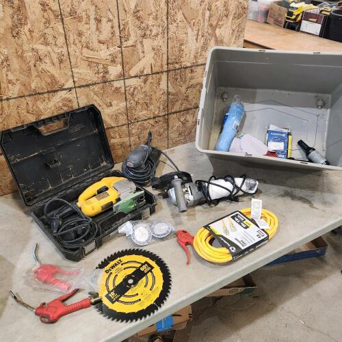 Wood working power tools, 25' ext cord