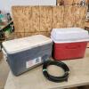 2 Coolers, 24' 10 ga wire