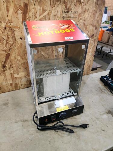 Unused hot dog cooker