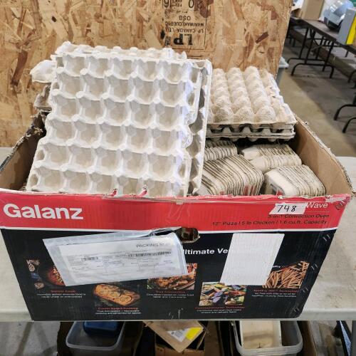 100 Egg cartons & flats