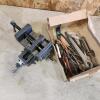Broken Machinist's vice & tools