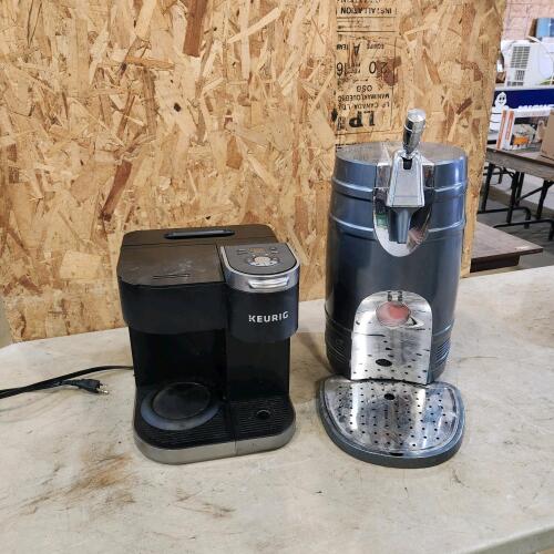 Keurig coffee perk, mini keg