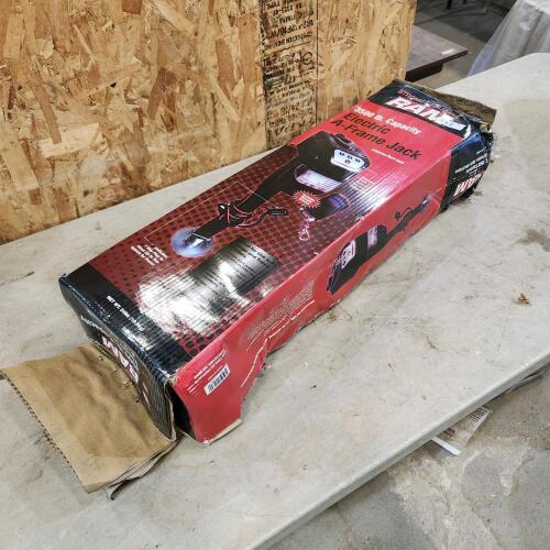 Unused electric trailer jack