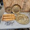 Collector spoons & various metal wall hangings