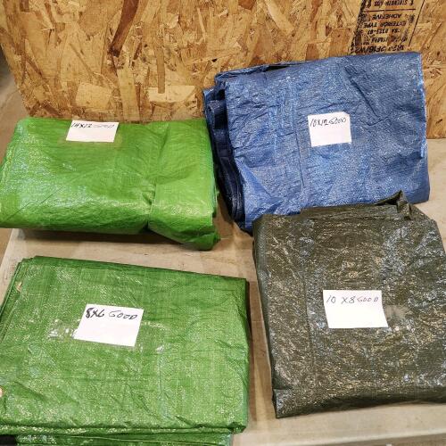 Assorted tarps