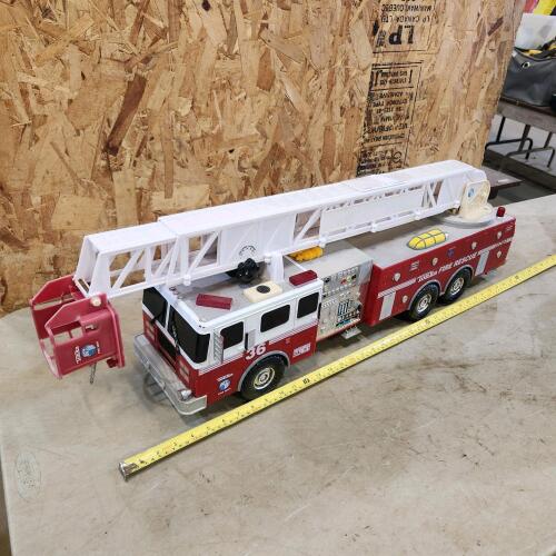 Plastic Tonka firetruck