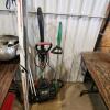 Skiis, snow thrower, electric trimmer