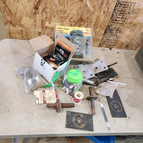 Power stake, castors, various hardware