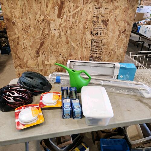 Bike helmets, smoke alarms, grab bars, etc.