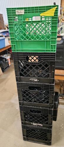 5 Milk crates