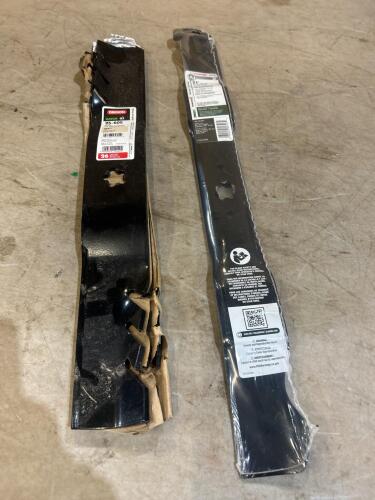 3 18&rdquo; Lawn mower blades, 1 21&rdquo; lawnmower blade