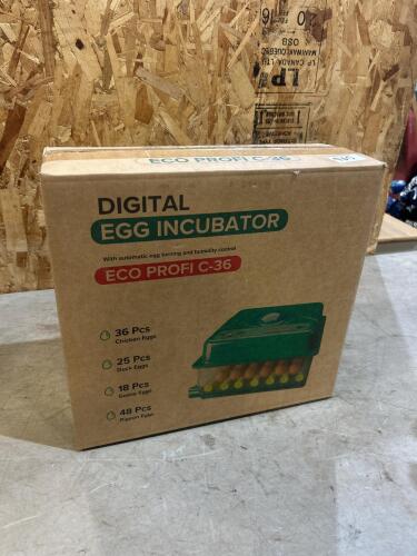 New digital egg incubator