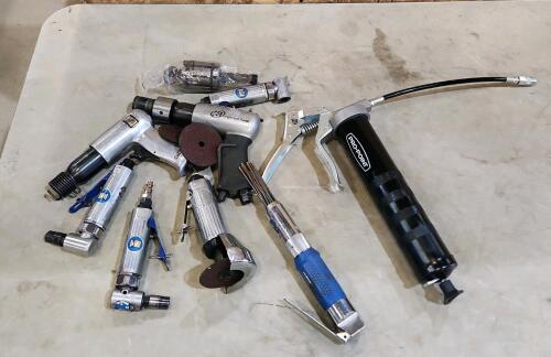 As is air tools, grease gun