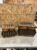 2 Decorative storage chests