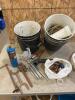 Assorted plumbing tools & hardware