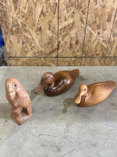 Wooden birds