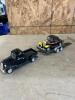1:24 Scale diecast model truck and car