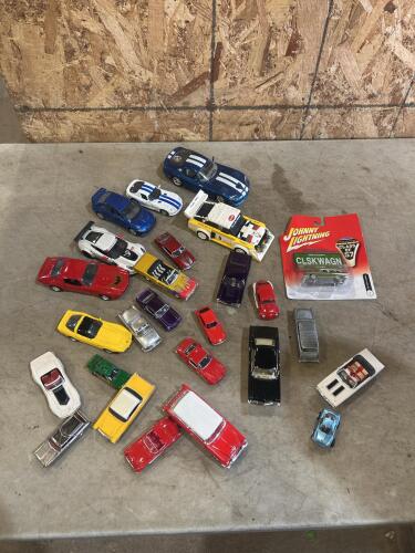 Assorted model cars