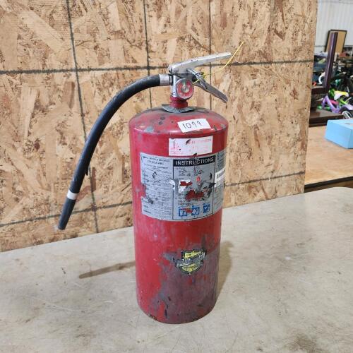 17" Charged fire extinguisher