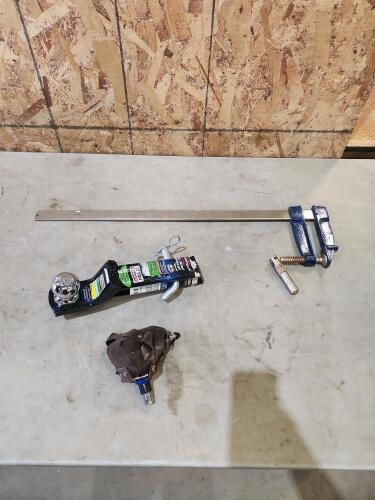 New 2" hitch, palm nailer, F clamp