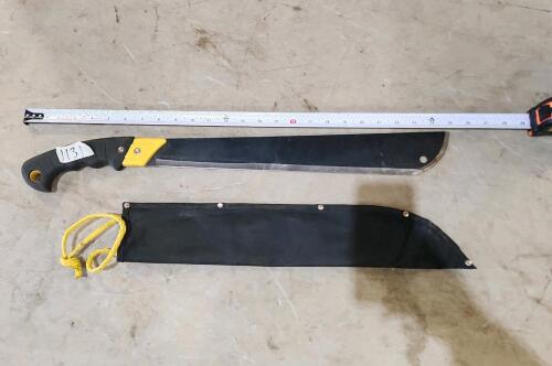 25" Machete w sheath